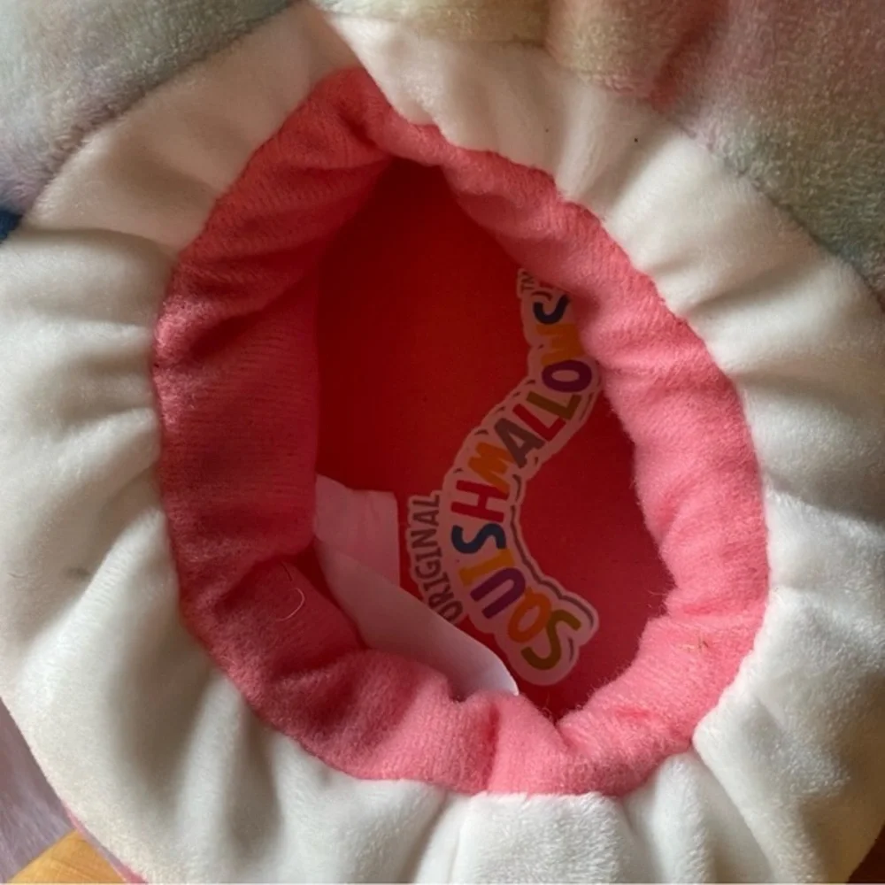 Squish mallows Slipper‎ Girls Size 4-5 Slip On Pink-Blue